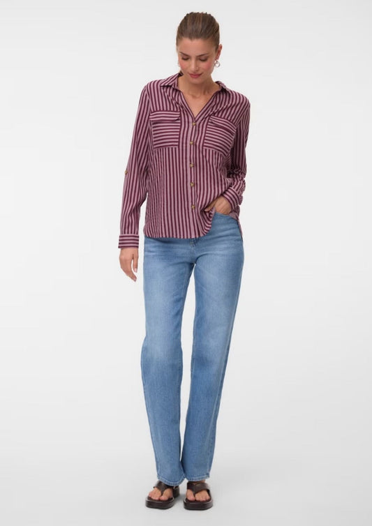 Vero Moda - Camicia Donna Bumpy Viola