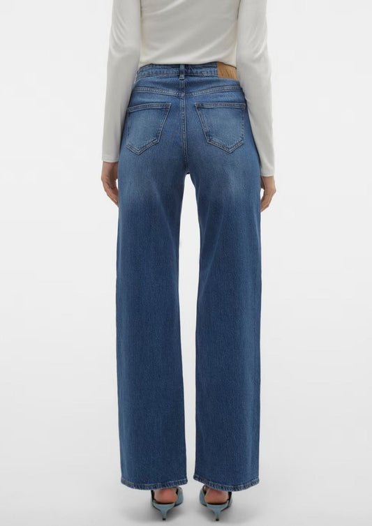 Vero Moda - Jeans Donna Tessa Blu Medio