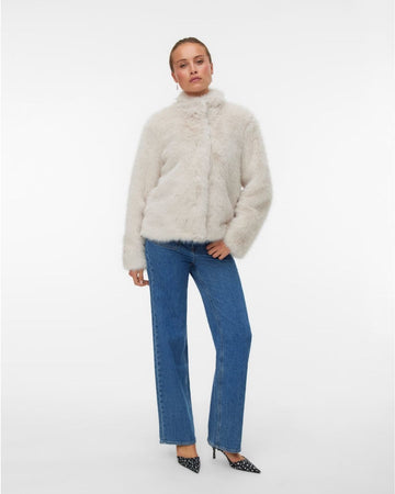 Giacca Invernale Donna Beige Oatmeal