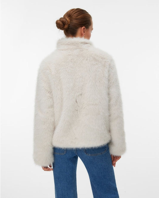 VERO MODA - Giacca Invernale Donna Beige Oatmeal