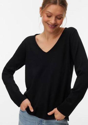 Vero Moda - Pullover Donna Silje Nero