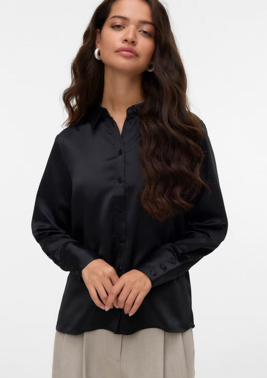 Vero Moda - Camicia Donna Merle Nera