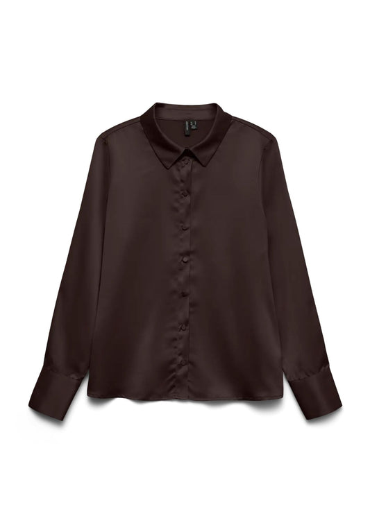 Vero Moda - Camicia Donna Merle Marrone