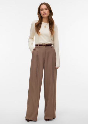 Vero Moda - Pullover Donna Silje Beige