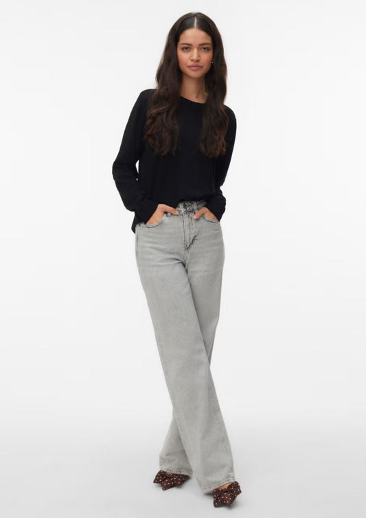Vero Moda - Pullover Donna Silje Nero