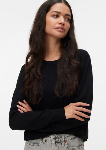 Vero Moda - Pullover Donna Silje Nero