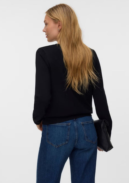 Vero Moda Cardigan Donna Silje Nero