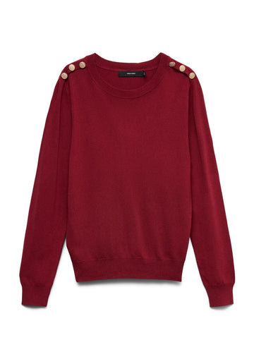 Vero Moda - Pullover Donna Dory Rossa
