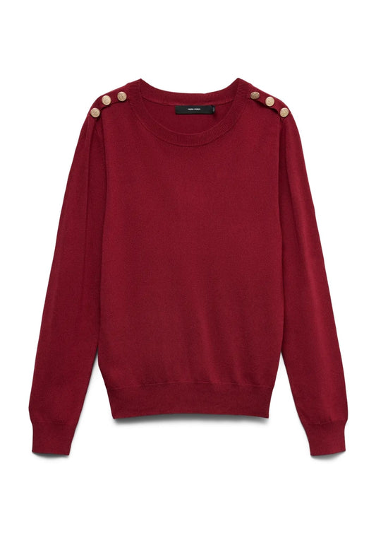 Vero Moda - Pullover Donna Dory Rossa
