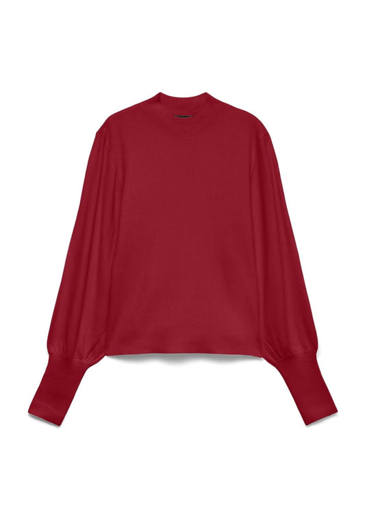 Vero Moda Pullover Donna Hollykaris Rosso