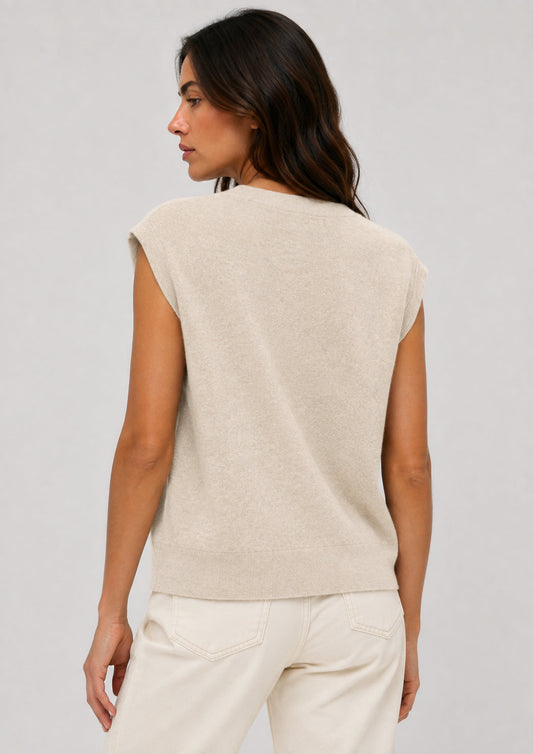 Vero Moda Gilet Donna Agueda Beige