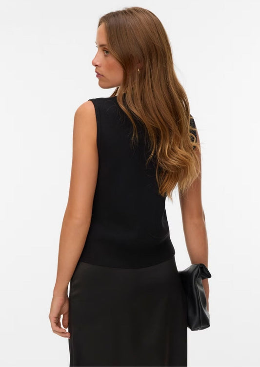 Vero Moda - Gilet Donna Agueda Nero
