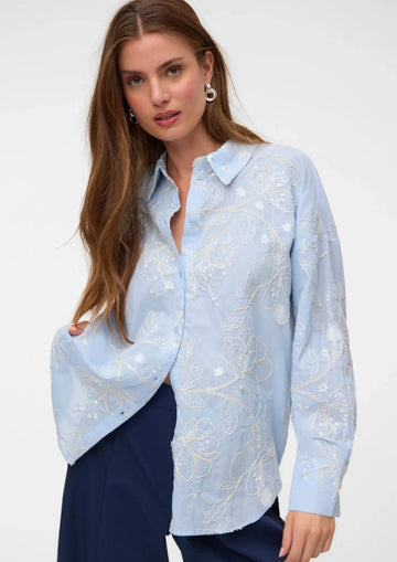 Vero Moda Camicia Donna Shine Blu