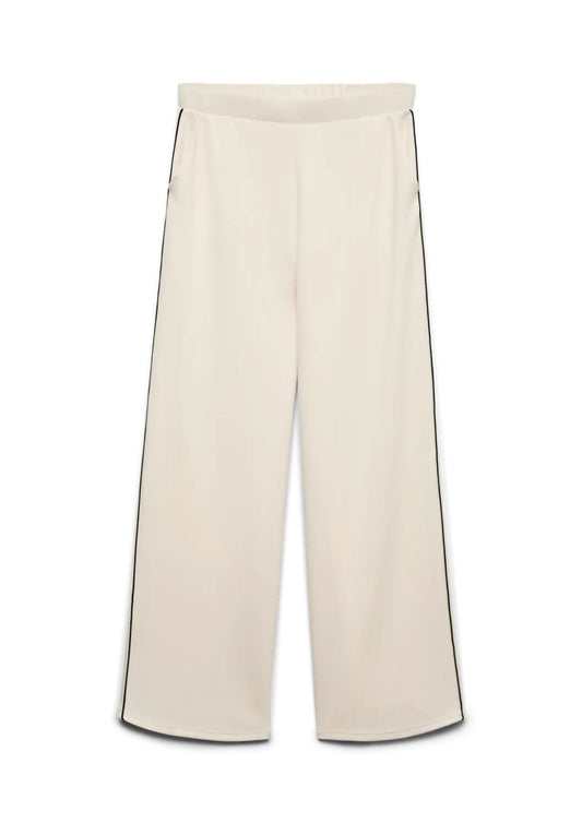 Vero Moda - Pantalone Donna Leo Bianco Betulla