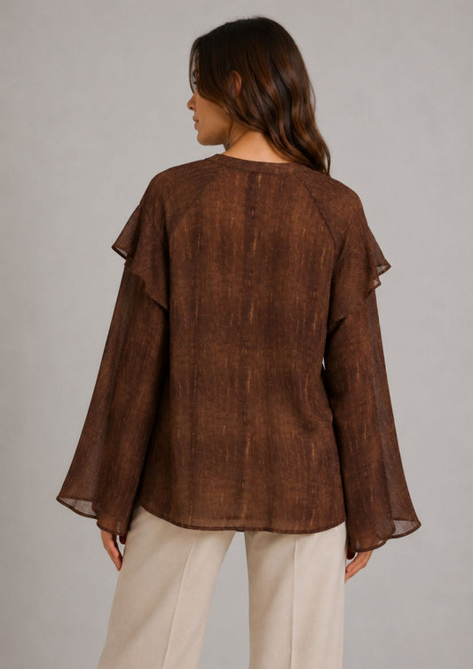 Vero Moda Top Donna Molly Marrone