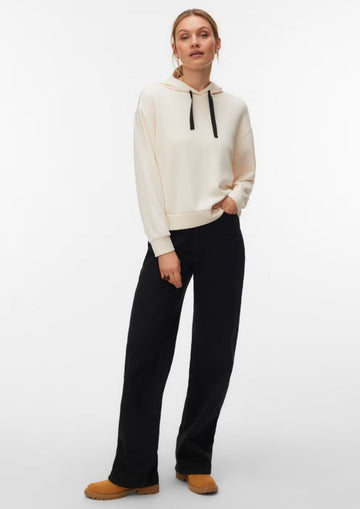 Vero Moda Felpa Donna Leo Grigio Betulla