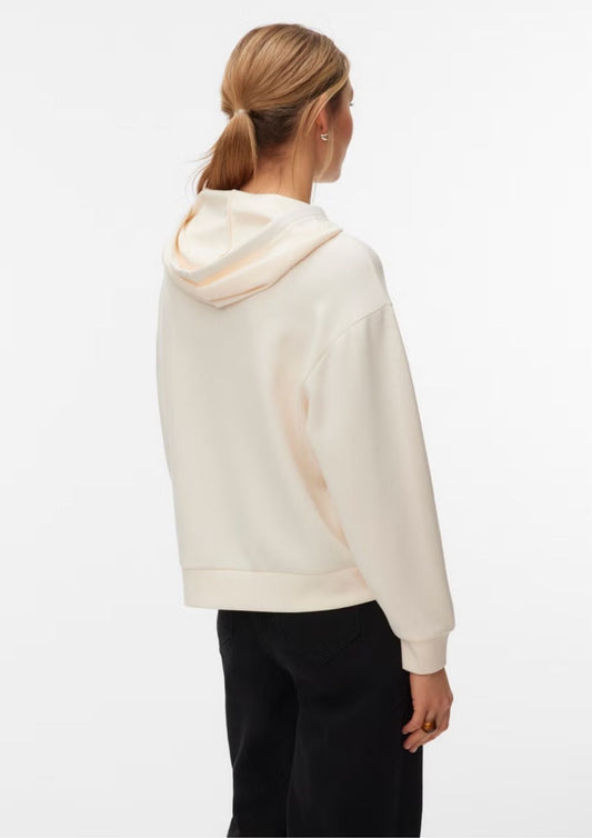 Vero Moda Felpa Donna Leo Grigio Betulla