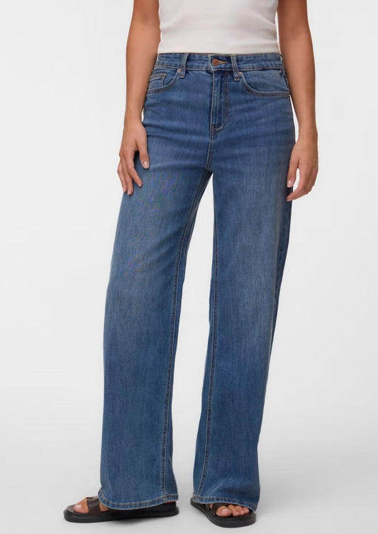 Vero Moda - Jeans Donna Olivia Blu Medio