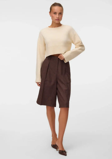 Vero Moda Pullover Donna Jace Grigio Betulla