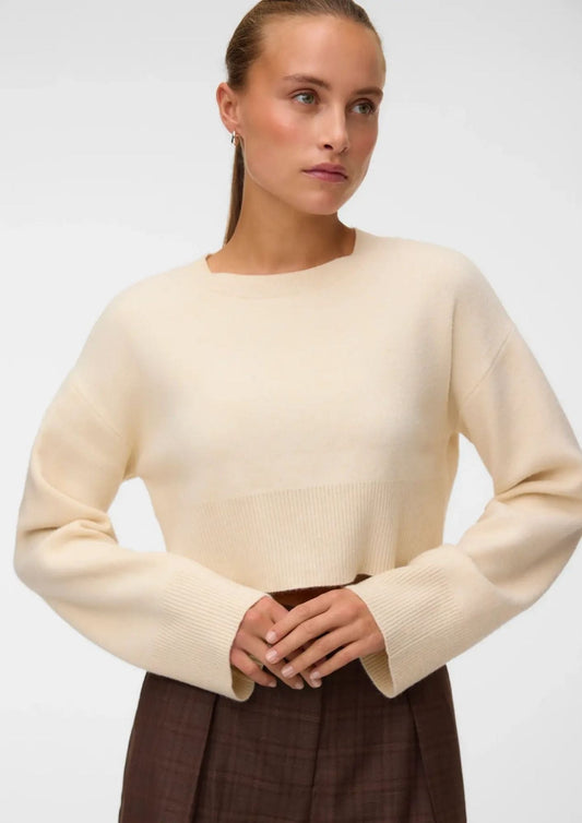 Vero Moda Pullover Donna Jace Grigio Betulla