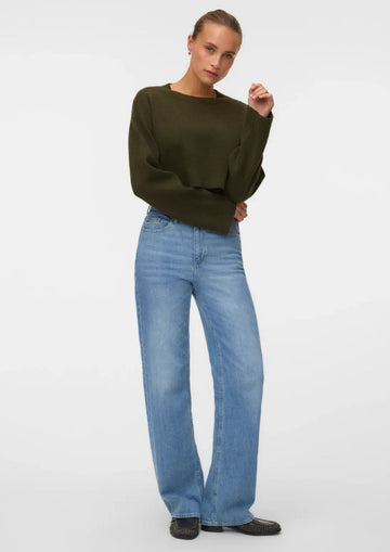Vero Moda Pullover Donna Jace Verde Scuro