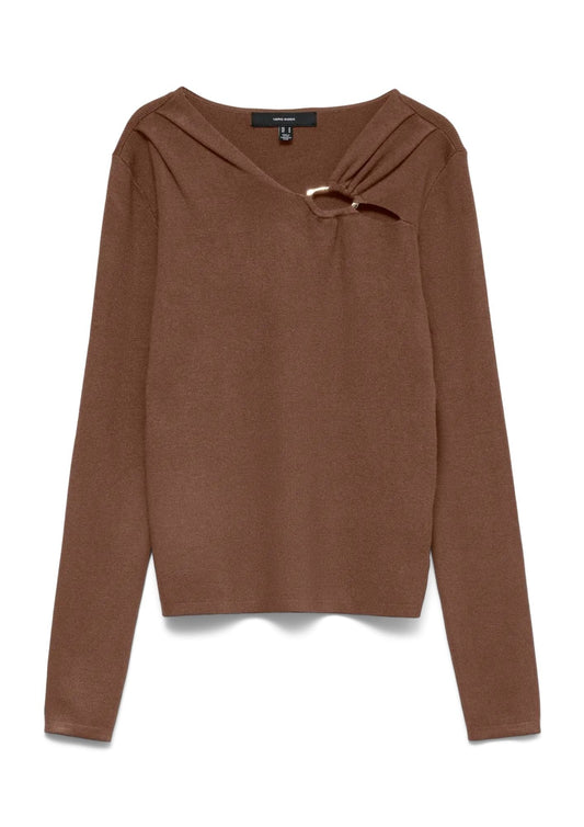 Vero Moda - Pullover Donna Jain Marrone