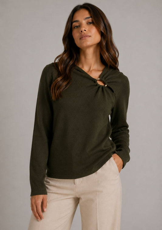 Vero Moda - Pullover Donna Jain Verde