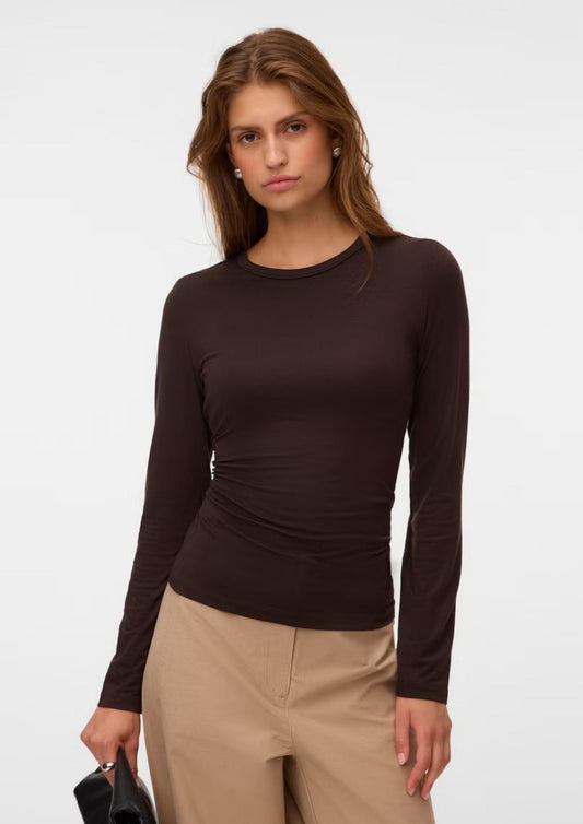 Vero Moda - Maglia Donna Ada Marrone