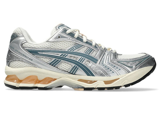 Gel-Kayano 14 Birch Pure Silver Teal Gold