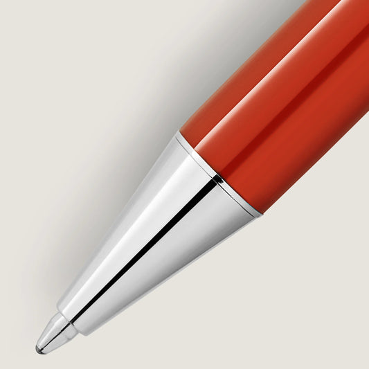 Montblanc penna a sfera Heritage Rouge et Noir “Baby” Edizione Speciale Color Corallo 127858