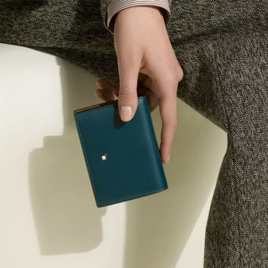 Montblanc portafoglio continental nano Soft marrone 198753