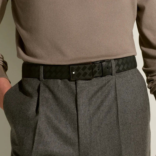 Montblanc cintura Extreme 3.0 pelle nera 35mm 199106