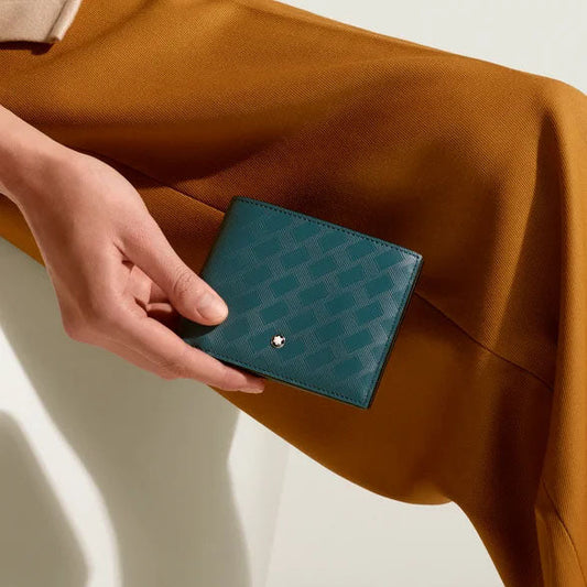 Montblanc portafoglio 6 scomparti Extreme 3.0 blu avio 198868