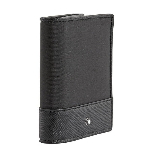 Montblanc porta biglietti da visita triplo Sartorial Jet nero 118399