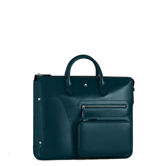 Montblanc borsa 24/7 Soft blu legion 198736