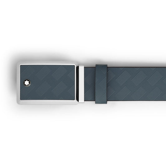 Montblanc Extreme 3.0 Belt, Air Force Blue Leather, 35mm, 199104
