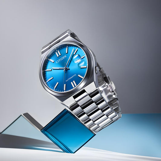 Citizen TSUYOSA Automatic 8210 Blue Dial – Orologio Meccanico Uomo Acciaio – Cod. NJ0158-89L