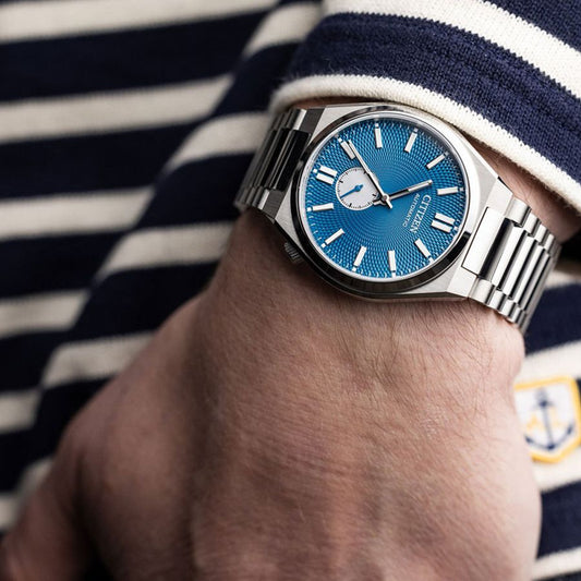 Citizen Tsuyosa Automatico – Quadrante blu guilloché con piccoli secondi – Cassa 40 mm – NK5010‑51L