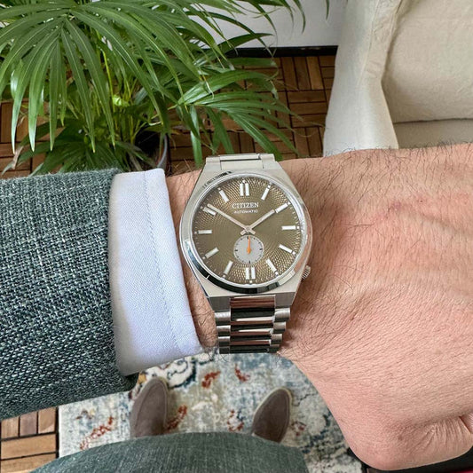 Citizen Tsuyosa Automatico – con piccoli secondi, quadrante verde, cassa 40mm – NK5010-51X