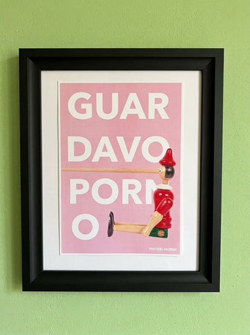 Poster "Guardavo Porno"