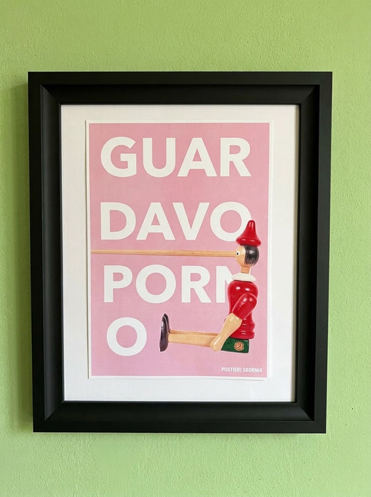 Poster "Guardavo Porno"
