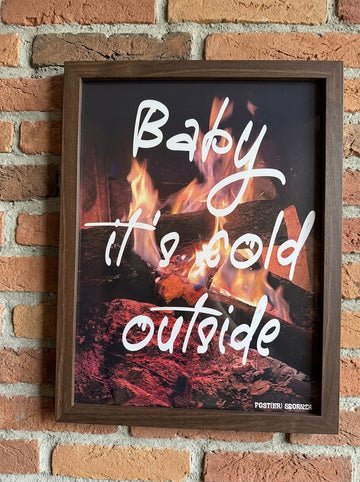 Poster "It's cold outside"