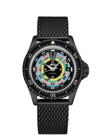 Mido orologio Ocean Star Decompression Worldtimer Limited Edition 1961 40mm nero automatico acciaio finitura PVD nero M026.807.33.051.00