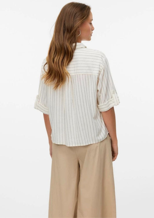 Aware - Women's Shirt Ryder White Black Stripes