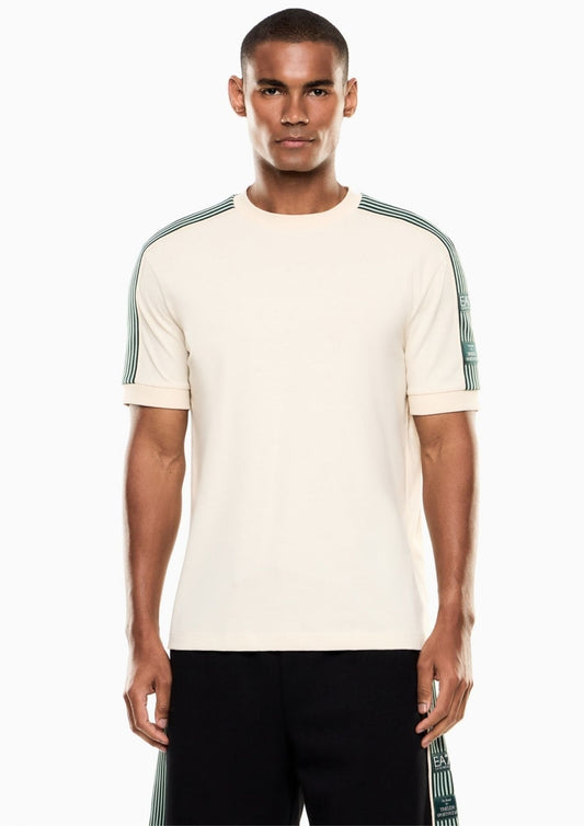 EA7 Emporio Armani - Men's Light Beige T-Shirt