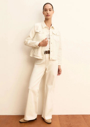 Emme Marella - Braschi Women's White Wool Trousers
