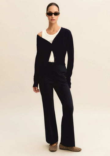 Emme Marella - Women's Flare Trousers Blue