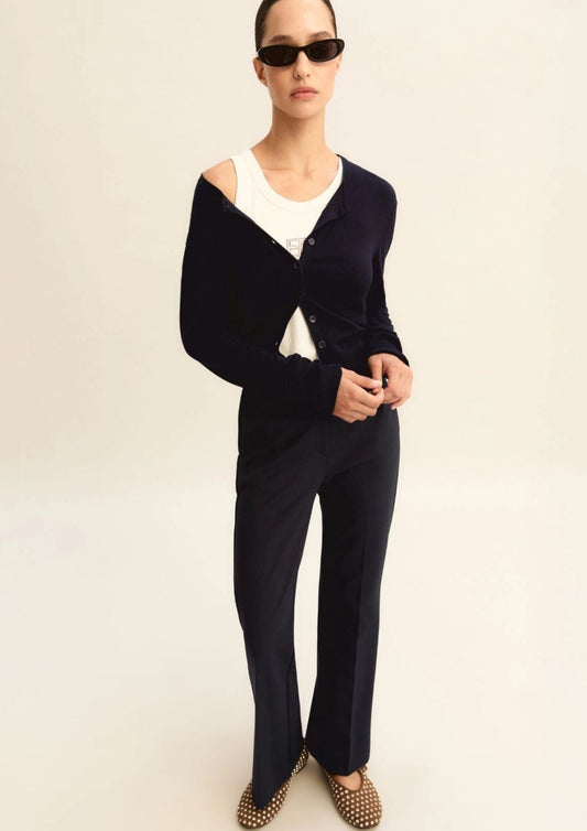 Emme Marella - Women's Flare Trousers Blue
