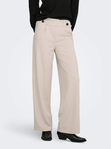 Jacqueline De Yong - Women's Wide Fit Trousers Chateau Gray geggo