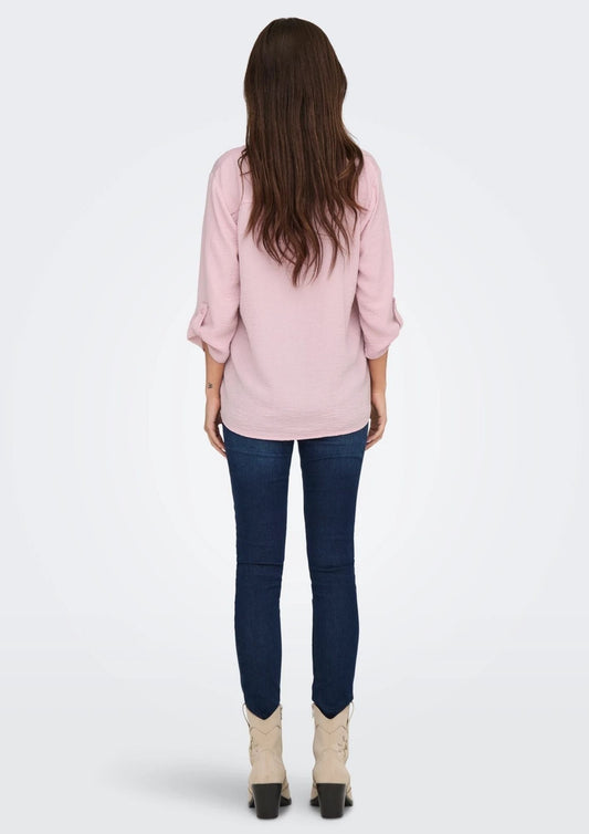 Jacqueline De Yong - Women's Divya Mauve Pink Blouse
